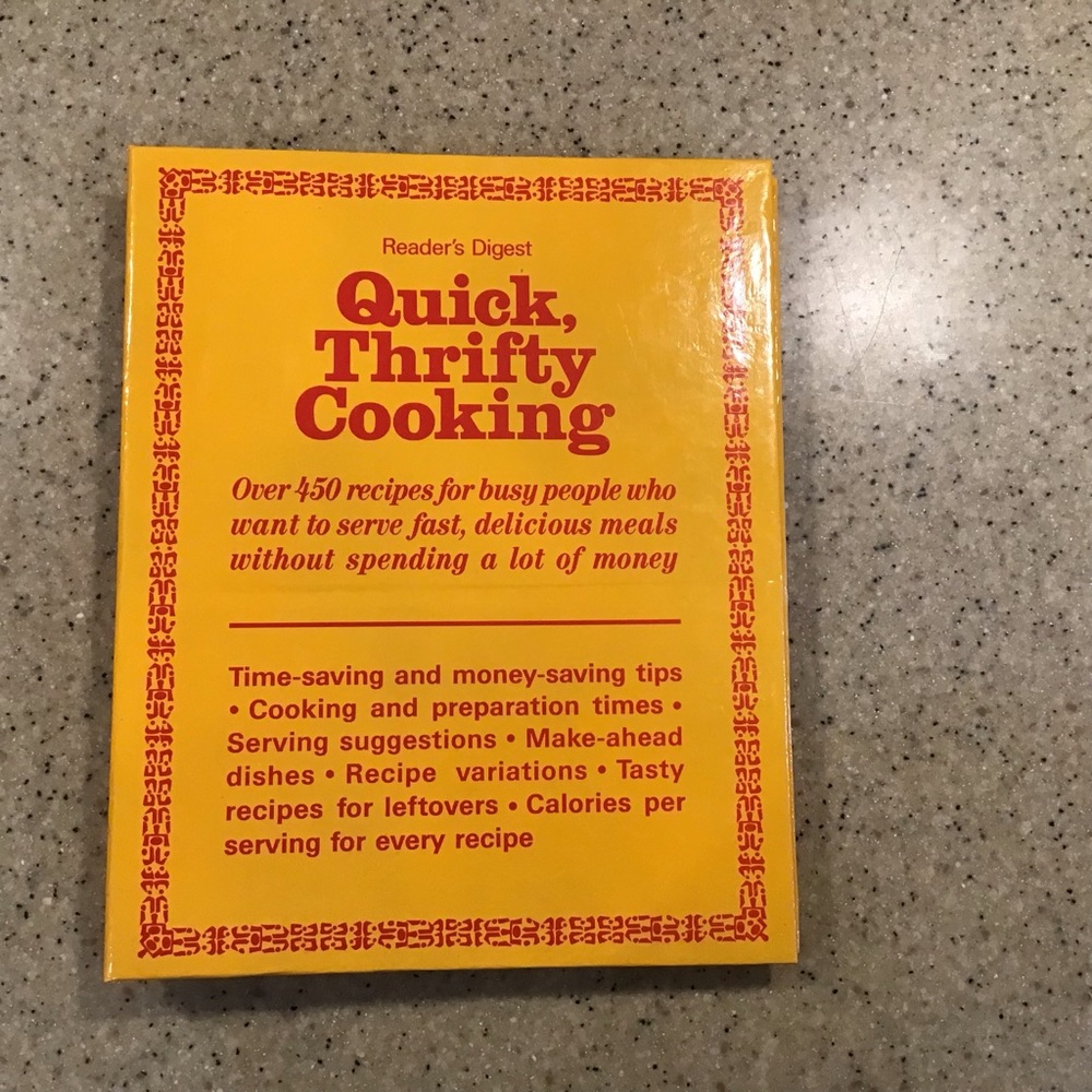 Quick Thrifty Cooking Cookbook by Reader’s Digest